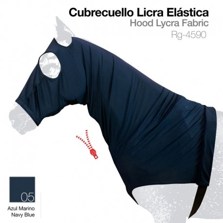 Cubrecuello caballo con licra elástica