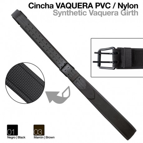 Cincha vaquera PVC/Nylon