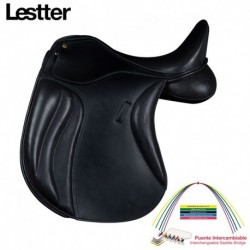 Silla Inglesa Doma Lestter 17" Negro