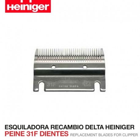 Peine 31F dientes Esquiladora Delta Heiniger
