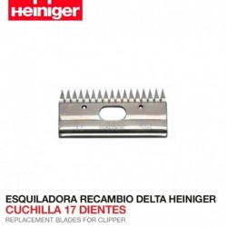 Cuchilla 17 dientes Esquiladora Delta Heiniger