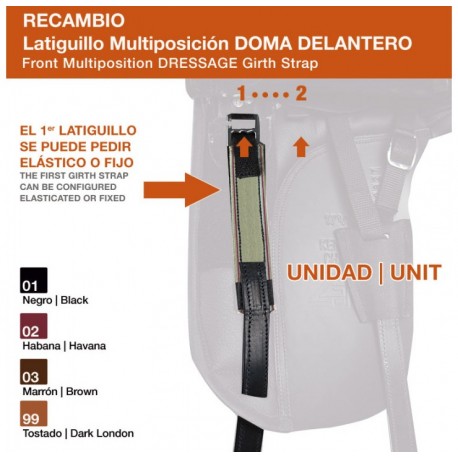 Latiguillo multiposición Doma delantero unidad