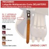 Latiguillo multiposición corto delantero unidad