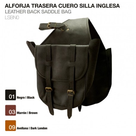Alforja trasera cuero Silla Inglesa