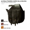 Alforja trasera cuero Silla Inglesa