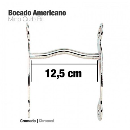 Bocado Americano cromado