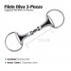 Filete oliva 3 piezas inox