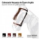 Cabezada Vaquera cuero inglés