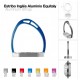 Estribo inglés aluminio Equitaly