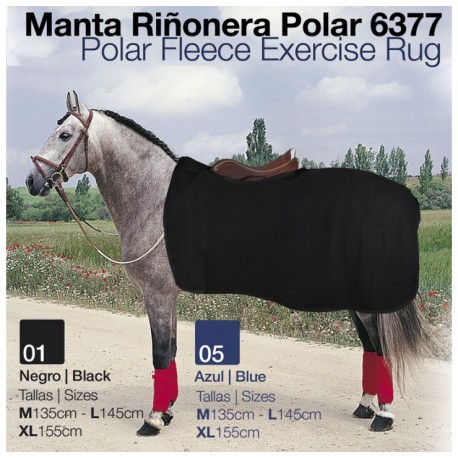 Manta riñonera polar
