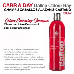 Carr & Day champú caballos alazán y castaño