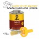 Effax aceite cuero lederol con brocha