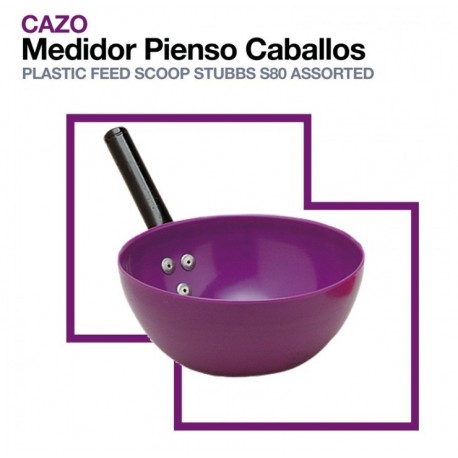 Cazo medidor pienso caballos stubbs