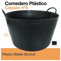 Comedero plástico capazo 55 Lt. para caballos