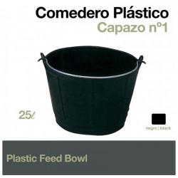 Comedero plástico capazo 25 Lt.