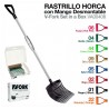 Rastrillo horca con mango desmontable