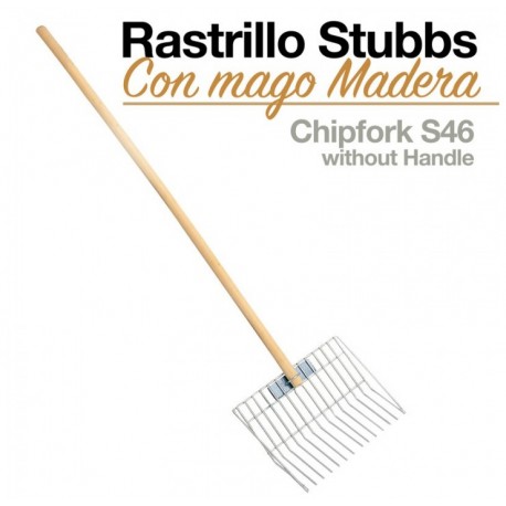 Rastrillo con mango madera Stubbs