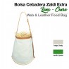 Bolsa cebadera Zaldi Extra lona cuero