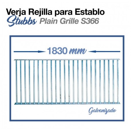 Verja rejilla Stubbs para establo de caballos