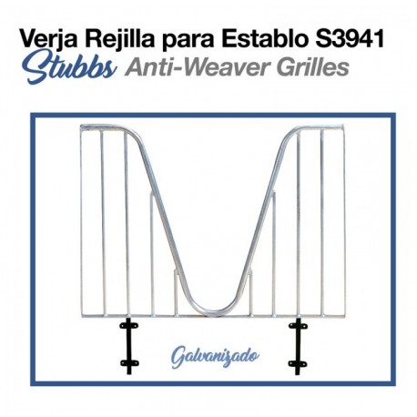Verja rejilla Stubbs para establo de caballo