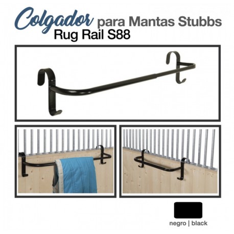 Colgador para mantas con gancho