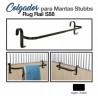 Colgador para mantas con gancho