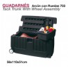 Guadarnés arcón con ruedas