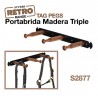 Portabrida madera triple Stubbs