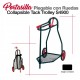 Portasilla plegable con ruedas