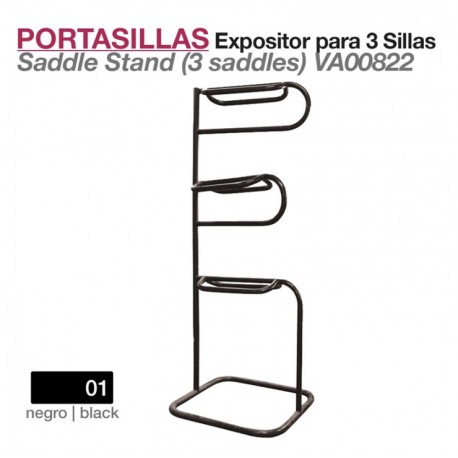 Portasillas expositor para 3 sillas