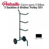 Portasilla carro para 3 sillas