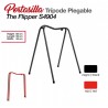 Portasilla trípode plegable