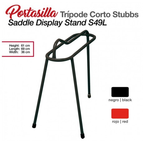 Portasilla trípode corto Stubbs