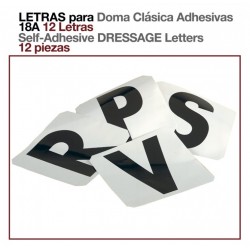 Letras para doma adhesivas (12 letras)