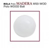 Bola polo madera W50-WOD