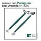 Asiento con paraguas