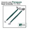 Asiento con paraguas
