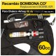 Recambio de bombona 60 cc del chaleco airbag hit air MLV-C tallas:L-XL