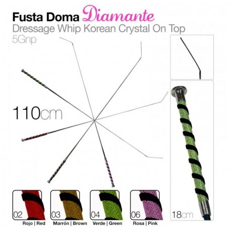 Fusta de doma diamante 110 cm