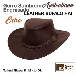 Sombrero australiano engrasado extra