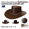 Sombrero australiano marrón