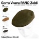 Gorra visera paño Zaldi