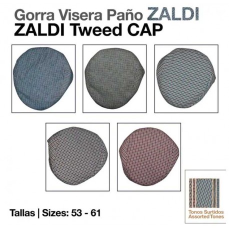 Gorra visera paño Zaldi