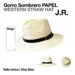 Sombrero papel J.R.