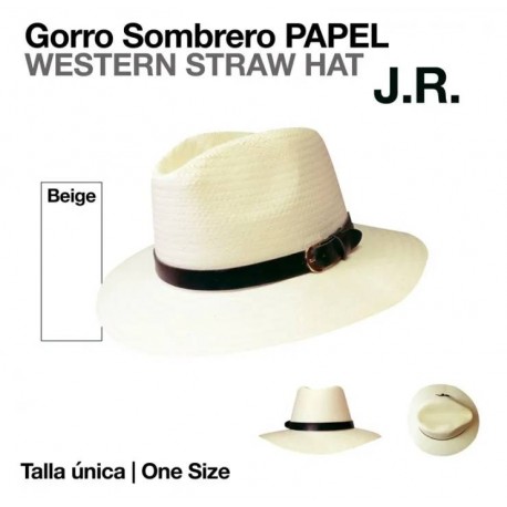 Sombrero papel J.R.