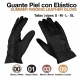 Guante de montar de piel con elástico