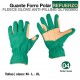 Guante forro polar refuerzo verde