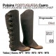 Polaina portuguesa cuero engrasada