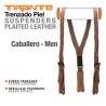 Tirante trenzado piel caballero 009/25