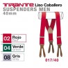 Tirante liso caballero 017/40